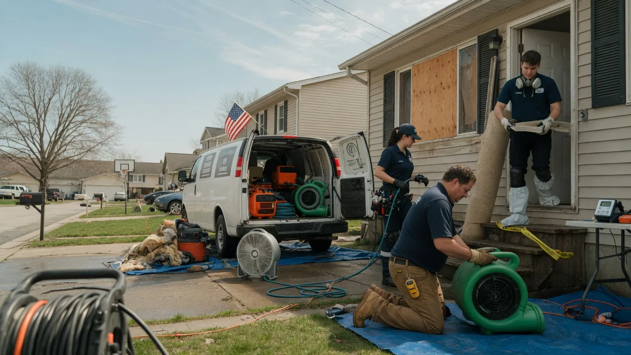 Water Damage Restoration in Blaine, MN near me